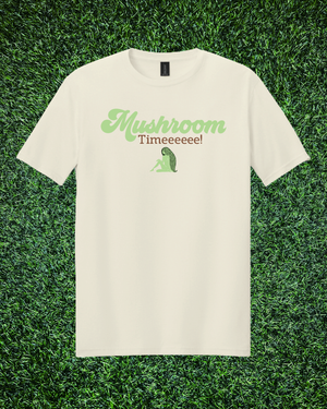 "Mushroom Timeeeeee" Script Length Check T-Shirt