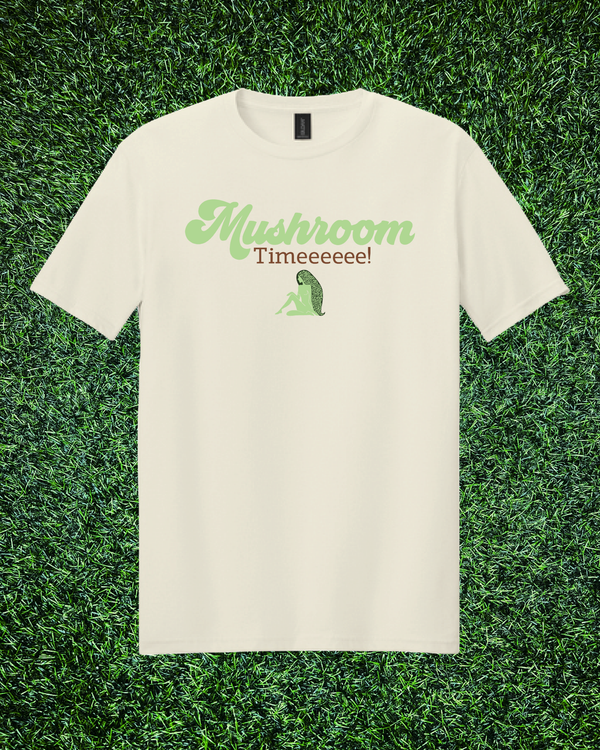 "Mushroom Timeeeeee" Script Length Check T-Shirt