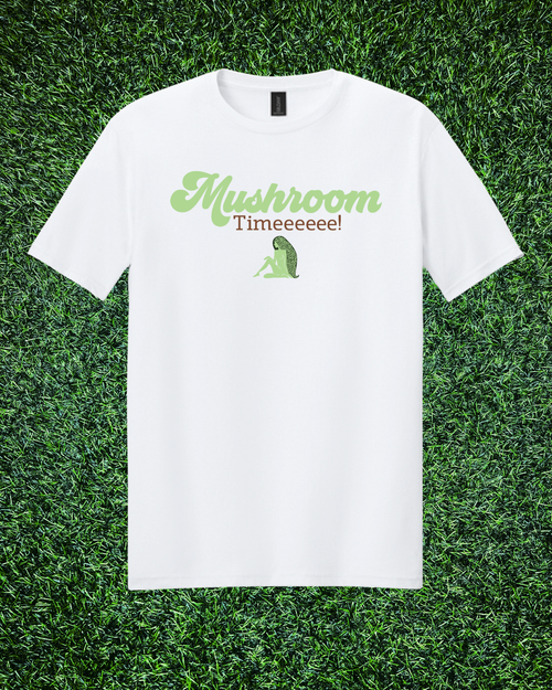 "Mushroom Timeeeeee" Script Length Check T-Shirt