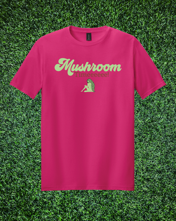 "Mushroom Timeeeeee" Script Length Check T-Shirt
